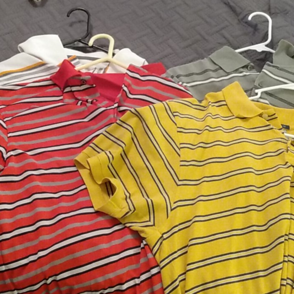 Lot of polo shirts